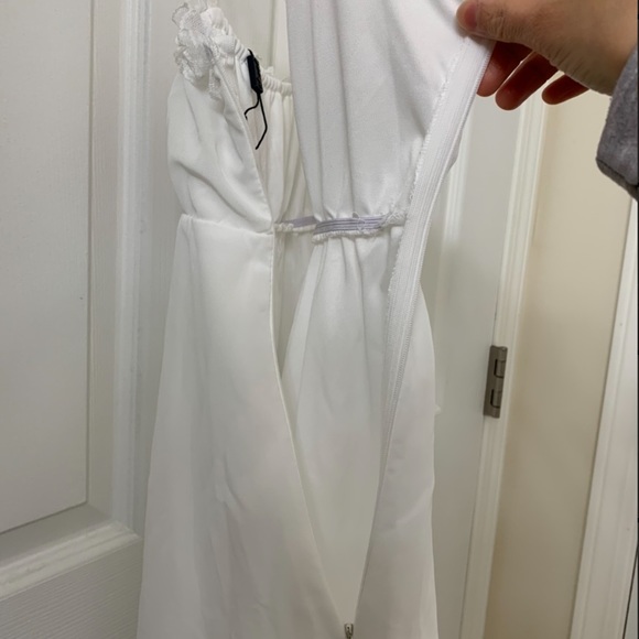 NWT Chicwish Maxi Chiffon Bridal Dress Small - Picture 7 of 8